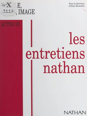 cover image of Parole, écrit, image